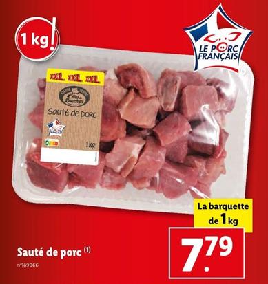 Sauté de Porc offre à 7,79€ sur Lidl