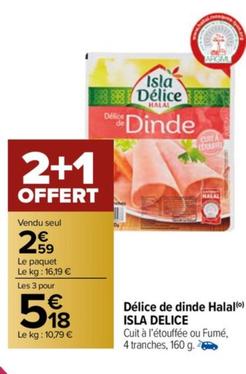 Isla Delice - Délice de dinde Halal