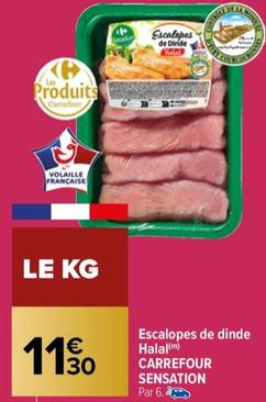 Carrefour Sensation - Escalopes De Dinde Halal