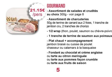 Gourmand offre à 21,15€ sur Crescendo