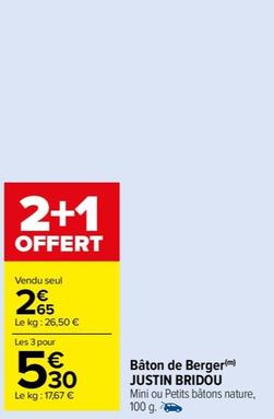 promo  carrefour market : 2,65€