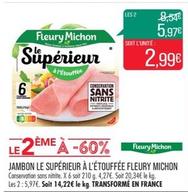 Jambon offre sur Supermarché Match