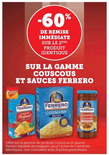 Ferrero - Sur La Gamme Couscous et Sauce  offre sur Super U
