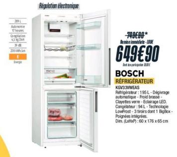 Réfrigérateur combiné offre sur Proxi Confort