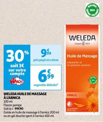 Weleda - Huile De Massage À L'Arnica offre à 6,99€ sur Auchan Hypermarché