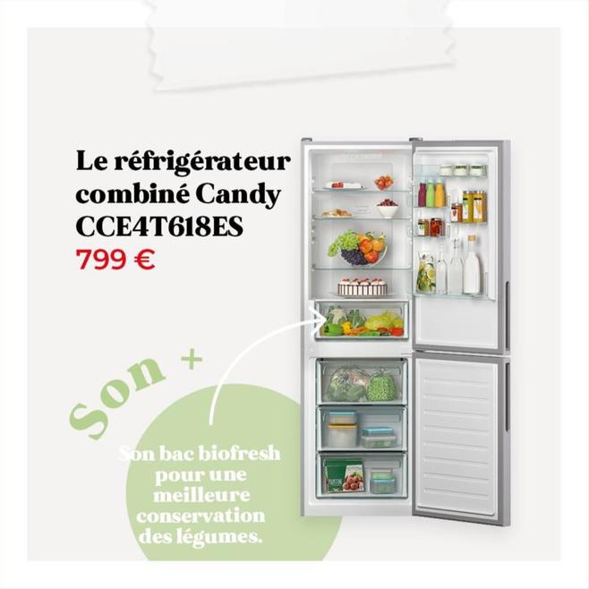 Réfrigérateur combiné offre sur Cuisinella
