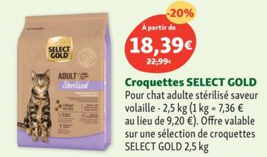 Select Gold - Croquettes offre à 18,39€ sur Maxi Zoo