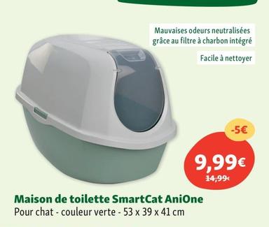 Maison De Toilette Smartcat Anione offre à 9,99€ sur Maxi Zoo