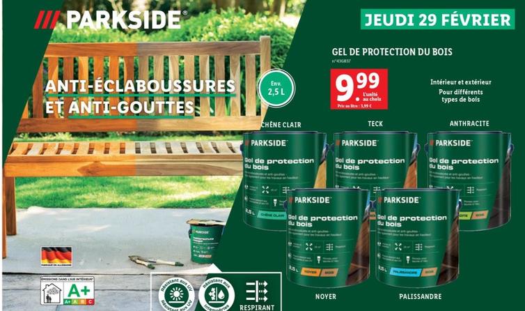 Parkside - Gel De Protection Du Bois