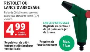 Parkside - Pistolet Ou D'Arrosage 