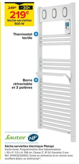 Sauter - Sèche-serviettes Électrique Marapi