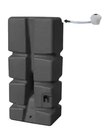 Eda - Récupérateur d'eau Récup'o anthracite 310L + kit collecteur - Promo et caractéristiques