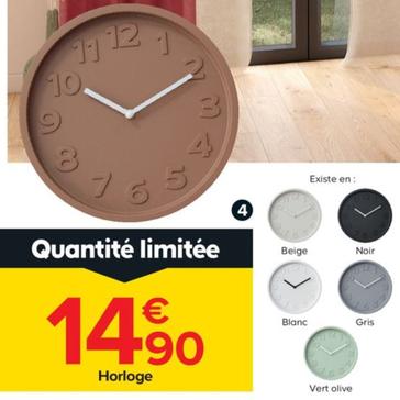 Horloge offre à 14,9€ sur Castorama