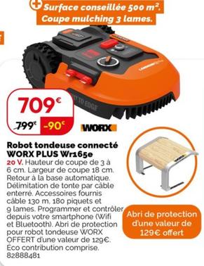 Worx - Robot Tondeuse Connecté Worx Plus Wr165e offre à 709€ sur Weldom