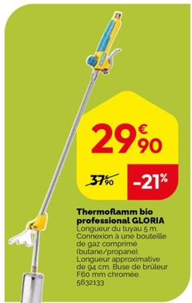Gloria - Thermoflamm Bio Professional  offre à 29,9€ sur Weldom