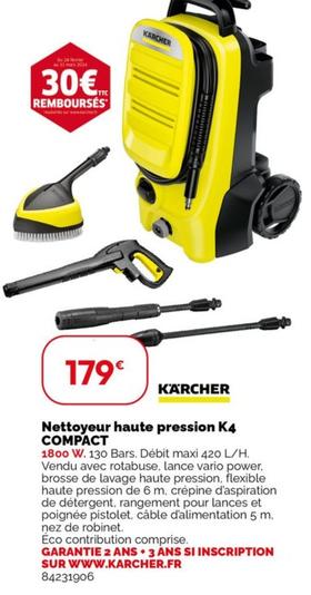 Kärcher - Nettoyeur Haute Pression K4 Compact offre à 179€ sur Weldom