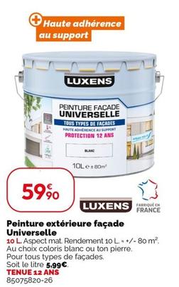 Luxens - Peinture Extérieure Façade Universelle offre à 59,9€ sur Weldom