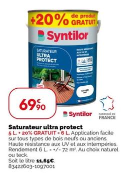 Syntilor - Saturateur Ultra Protect offre à 69,9€ sur Weldom