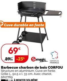Somagic - Barbecue Charbon De Bois Corfou  offre à 69€ sur Weldom