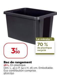 Bac De Rangement offre à 3,5€ sur Weldom