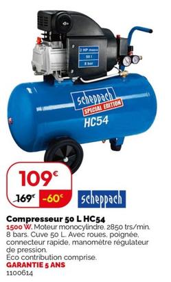 Scheppach - Compresseur D'air offre à 109€ sur Weldom