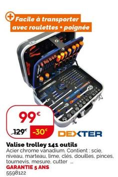 Dexter - Valise Trolley 141 Outils offre à 99€ sur Weldom