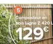 Composteur En Bois Ligne offre à 129€ sur Castorama