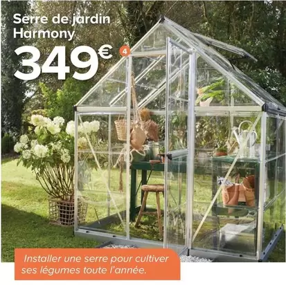 Harmony - Serre De Jardin offre à 349€ sur Castorama