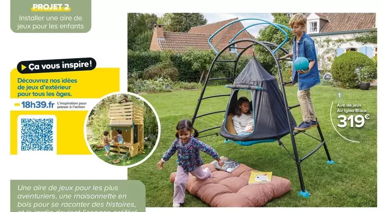 Aire De Jeux Air Igloo Black offre à 319€ sur Castorama