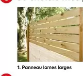 Panneau Lames Larges offre à 31,9€ sur Castorama