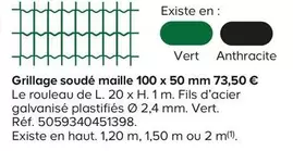 Klikstrom - Grillage Souvée Maille offre à 73,5€ sur Castorama