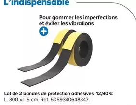  Lot De 2 Bandes De Protection Adhésives offre à 12,9€ sur Castorama