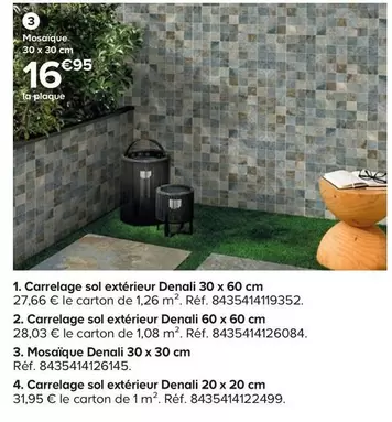 Mosaïque Denali offre à 16,95€ sur Castorama