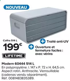 Lifetime - Modern 60444 514 L offre à 199€ sur Castorama