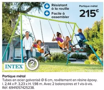 Intex - Portique Métal offre à 215€ sur Castorama