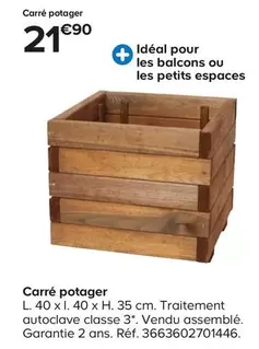 Carré Potager offre à 21,9€ sur Castorama