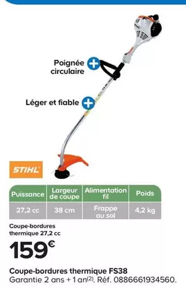 Stihl - Coupe Bordures Thermique FS38 offre à 159€ sur Castorama