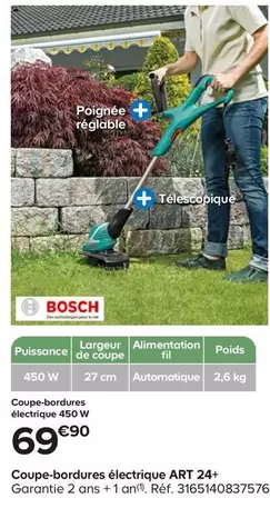 Bosch -  Coupe Bordures Électrique Art 24+ offre à 69,9€ sur Castorama