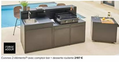 Forge Adour - Cuisines 2 Éléments offre à 2197€ sur Castorama