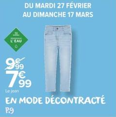 Jeans offre sur Carrefour Contact