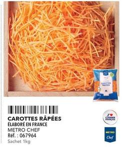 Metro Chef - Carottes Rapees offre sur Metro