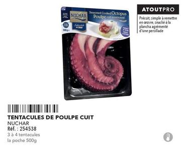 Nuchar - Tentacules De Poulpe Cuit offre sur Metro