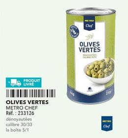 Metro - Chef Olives Vertes offre sur Metro