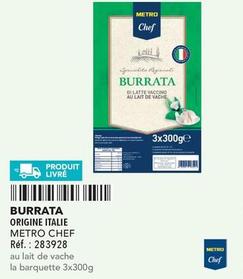 Metro Chef - Burrata offre sur Metro