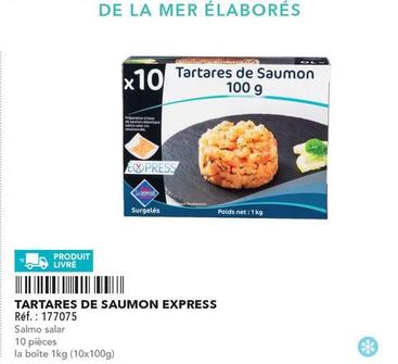 Tartares De Saumon Express offre sur Metro