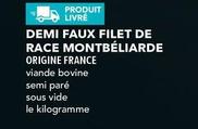 Demi Faux Filet De Race Montbéliarde offre sur Metro