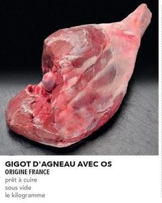 Gigot D'Agneau Avec Os offre sur Metro