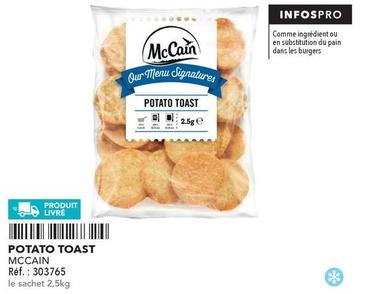 McCain - Potato Toast offre sur Metro