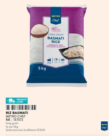 Metro Chef - Riz Basmati  offre sur Metro