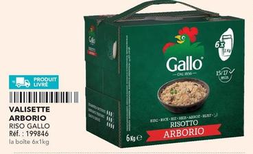 Gallo - Valisette Arborio offre sur Metro